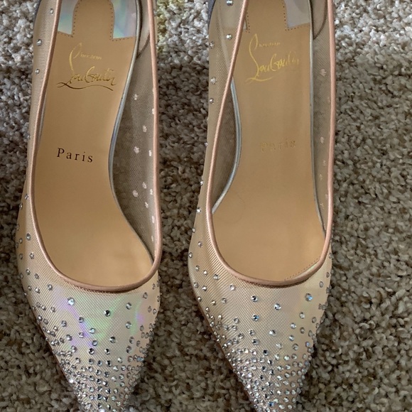 christian louboutin follies strass 85mm